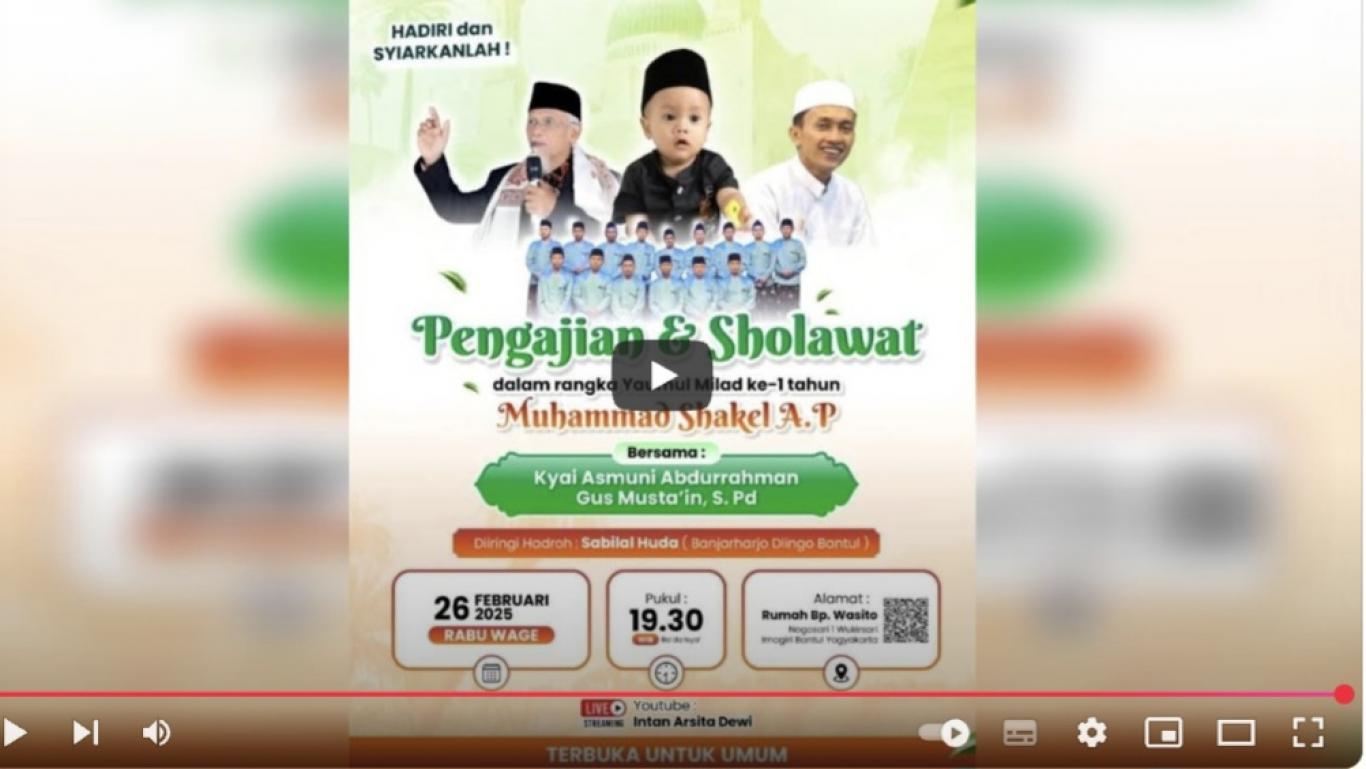 Pengajian Sholawat Yaumul Bersama: Kyai Asmuni Abdurrahman Gus Mustain